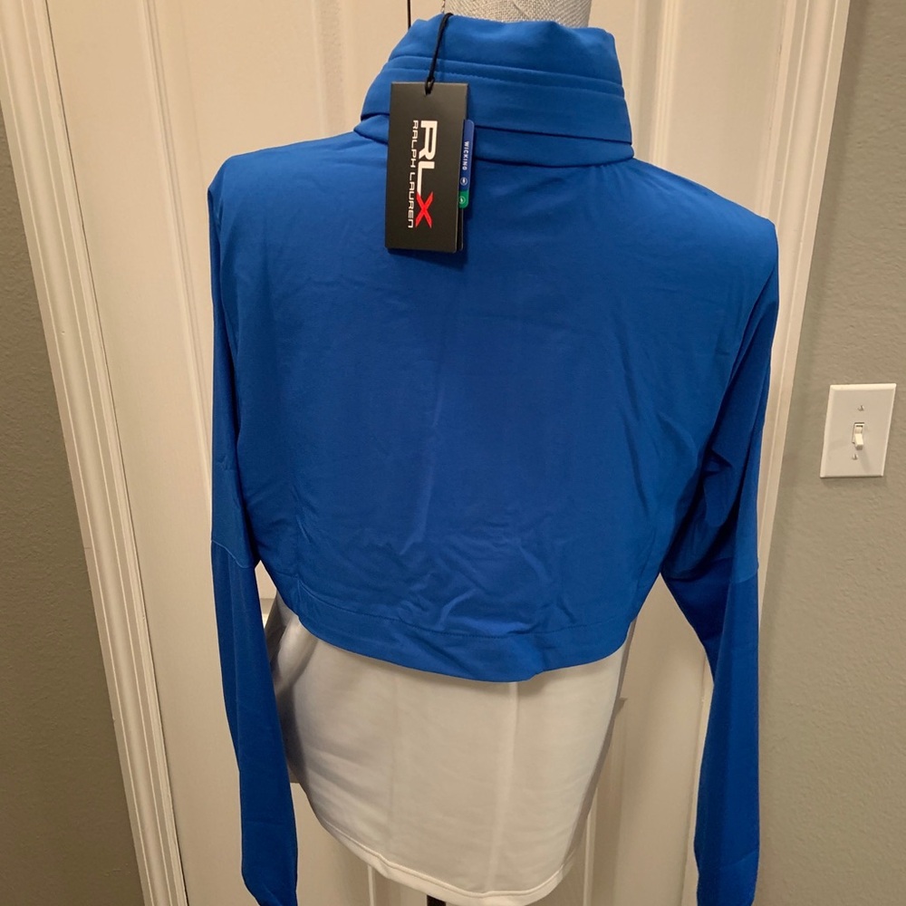 Ralph Lauren RLX ladies golf jacket size large w/packable hood - Picture 4 of 6